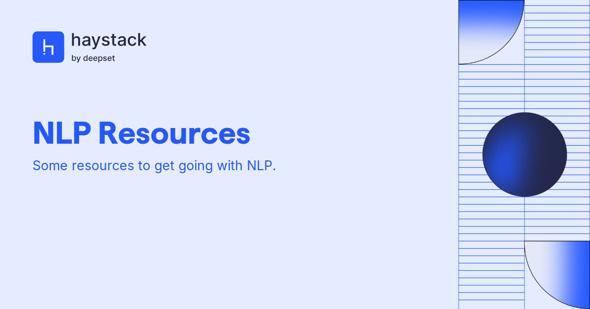 NLP Resources | Haystack